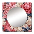 thumbnail image 2 of Designart "Farmhouse Floral Serenity In Pink & White II" floral Square Mirror For Wall Decor - Large Pink Square Mirror Printed Wall Decor - Cottage Square Living Room Mirror, 2 of 5