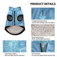 thumbnail image 2 of Pet Winter Coat Snow Zipper Clothing Cold Weather Dog Vest Warm Puppy Coat Snowflake Seamless Illustratsnowflakeion, 2 of 8