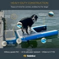 thumbnail image 5 of Open Box Solstice Inflatable Pup Plank Dog Float Floating Ramp Ladder for Pools, 5 of 9
