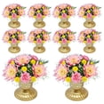 thumbnail image 6 of 10X Gold Wedding Centerpieces Vases Mini Metal for Party Anniversary Homewarming, 6 of 7