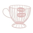 thumbnail image 3 of Lipstore Coffee Pod Holder Coffee Capsule Organizer Large Capacity Snack Storage Basket Container for Table Kitchen Hotel Dinning Room Pink, 3 of 8
