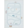 thumbnail image 6 of Well Woven Playful Roads Light Grey 6' x 9' Kids Road Rug Traffic Playmat, 6 of 6