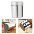 thumbnail image 2 of Powder Shaker Coffee Duster Stainless Steel Powder Chocolate Dredger Stainless Steel Powder Sugar Mesh Shaker Duster Compact Easy to Use Chocolate Dredger Silver, 2 of 8