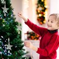 thumbnail image 1 of Hogar y cocina, Decoración del hogar, Adorno para árbol de Navidad, Colgante de copo de nieve navideño, Campanas de hierro, Estrella explosiva, Adornos para árbol de Navidad, Decoración navideña para, 1 of 6