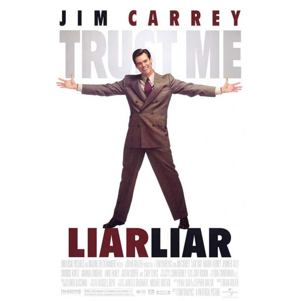 Liar Liar 1997 27x40 Movie Poster Walmart Com Walmart Com