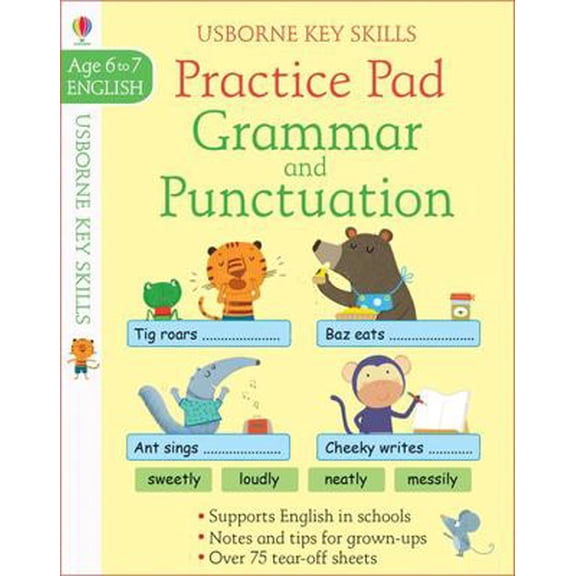 Pre-Owned Grammar and Punctuation Practice Pad - Key Skills Age 6 to 7 (Paperback) 1474937713 9781474937719
