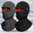 thumbnail image 2 of Gorro de ciclismo cálido para hombre y mujer, pasamontañas a prueba de viento, bufanda deportiva de terciopelo, cubierta facial para bicicleta, senderismo y esquí, Invierno, 2 of 5