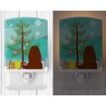 thumbnail image 2 of Caroline's Treasures BB4175CNL Merry Christmas Tree Caucasian Shepherd Dog Ceramic Night Light, 6x4x3", multicolor, 2 of 2