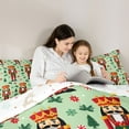 thumbnail image 4 of Homewish Xmas Nutcracker 7-Piece Twin Bedding Sets for Kids Children Teens,Merry Christmas Bedding Comforter Set,Happy New Year Breathable Sheet Sets,Microfiber Bedroom Decor,Reversible, 4 of 8