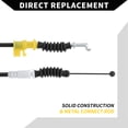thumbnail image 4 of Reemplazo del Cable Bowden de la Manija de Puerta Exterior Unique Bargains NO.4H0837099B para Audi A1 A4 A5 A6 A7 A8 TT RS4 RS5 RS6 RS7 RS Q3 Cable de Liberación de Puerta Delantera y Trasera, 4 of 6