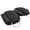 Black, variant on SPRING PARK 1 Pair Padded Ankle Straps with D-Ring Adjustable Diving Cotton Cuffs to Enhance Legs, Abs & Glutes for Men & Women