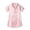 V64-Rose Gold, variant on WhouRiu Girls Short Sleeve Dress Solid Color Flat Collar Button Down Dresses Kids Comfortable Cute Casual Summer Nightgown,11-12 Years