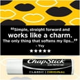 thumbnail image 5 of ChapStick Classic (Regular Flavor, 0.15 Ounce) Skin Protectant Lip Balm Tube (1 Blister Pack of 1 Stick), 5 of 11