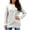 White, variant on Women's Winter Loose Versatile One-shoulder Solid Color Mid-length Knitted Sweater for Fall and Winter, Cozy and Chic, Ideal for Seasonal Outfits,Black,Size L