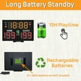 YZ Battery Powered Electronic Basketball Scoreboard Timer Clock with