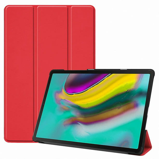 Dteck Case For Galaxy Tab S5e, Ultra Lightweight Smart Folding Cover Case for Samsung Galaxy Tab S5e SM-T720(Wi-Fi) SM-T725(LTE) 10.5" 2019 Release, Red -