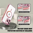 thumbnail image 5 of Compatible with iPhone 14 Pro Max Clear Case with Camera Lens Protector,Full Protection Electroplate Magnetic Case Compatible with MagSafe Anti-Scratch Case for iPhone 14 Pro Max Black, 5 of 17