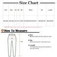 thumbnail image 3 of HUPOM Womens Trouser Pants Womens Pants Chinos High Waist Rise Ankle Flare-Leg Mint Green One Size, 3 of 8