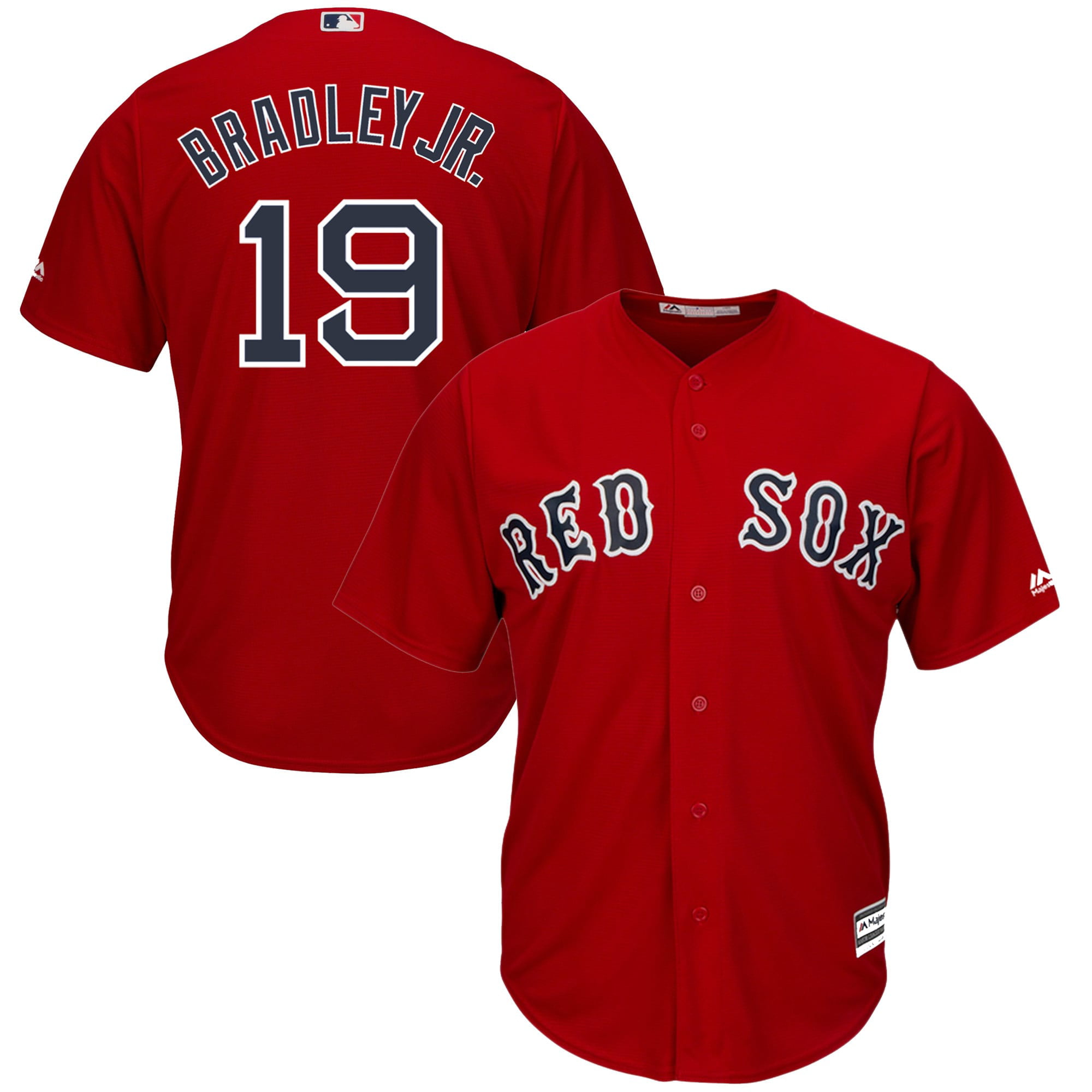 Jackie Bradley Jr. Boston Red Sox Majestic Alternate Official Cool Base ...