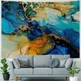 thumbnail image 4 of BCIIG Liquid Pouring Tapestry Wall Hanging Unique Style Graphic Tapestries Home Wall Decor Art for Living Room Bedroom Apartment Farmhouse Dorm 40x30inch, 4 of 6