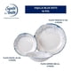 thumbnail image 2 of Vajilla De Porcelana Santa Anita De 18 Piezas Blue Dots Para 6 Personas, 2 of 6