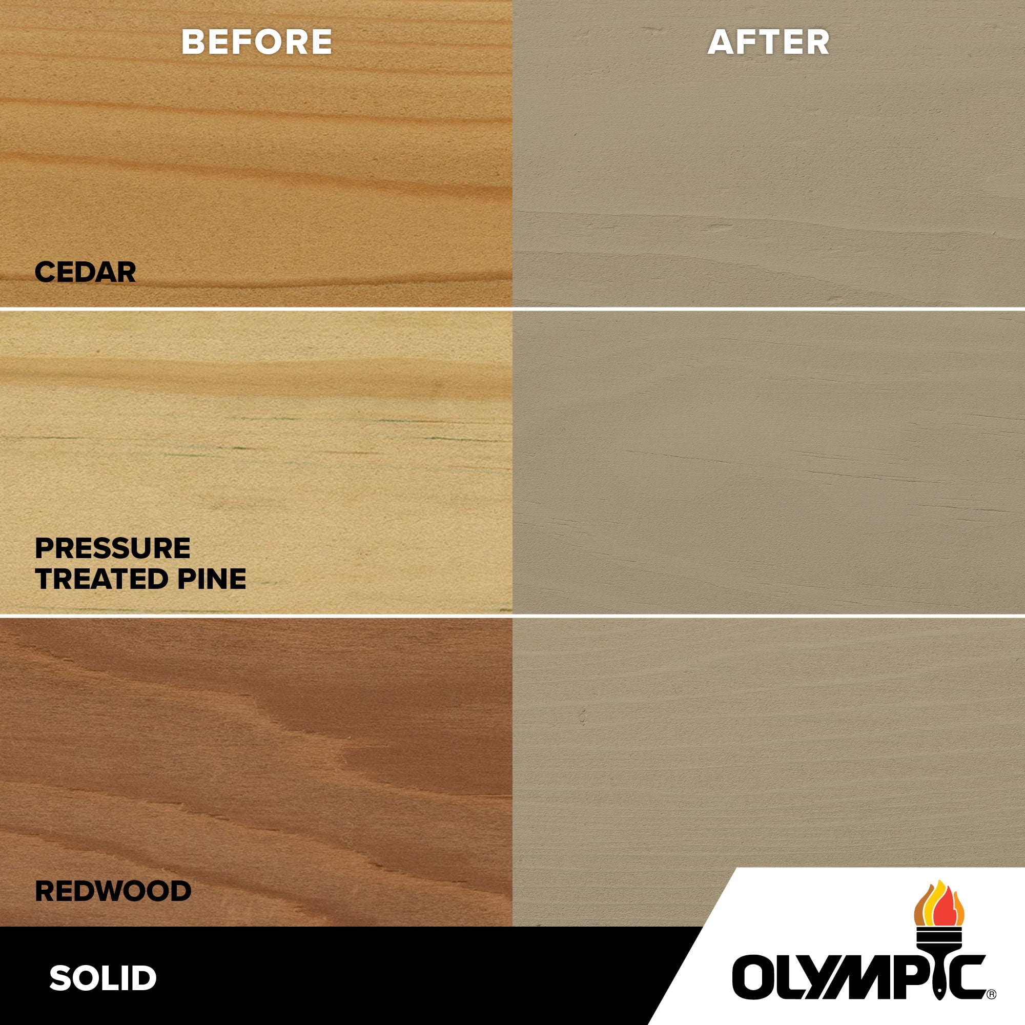 Olympic Maximum 1 GallonSC-1066 Predawn Solid Color Exterior Stain and Sealer in One