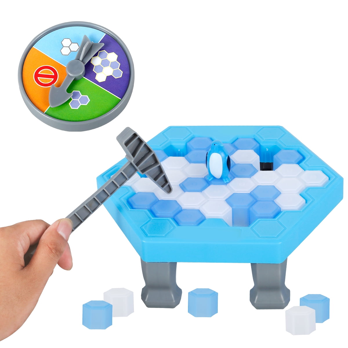  SS Save Penguin On Ice Game, Penguin Trap Break ice Activate  Family Party Ice Breaking Kids Puzzle Table Knock Block : Toys & Games