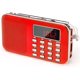 thumbnail image 4 of Mini radio portátil AM FM Radio de bolsillo con MP3, linterna LED, soporte de altavoz de radio digital USB,, 4 of 4