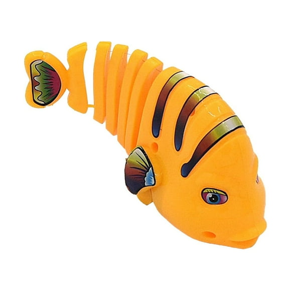 Children Fish Toy Pet Cat Toy Wind Up Swinging Fish Wind Up Fish Interactive Funny Cat Fish Toy