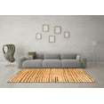 thumbnail image 3 of Ahgly Company Indoor Rectangle Solid Orange Modern Area Rugs, 2' x 4', 3 of 4