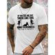 thumbnail image 1 of SI ME VES AHÍ AQUÍ ASÍ Y Camiseta con estampado gráfico de tres hombres, diseño gráfico novedoso para hombre, camisetas casuales y cómodas para el verano, ropa masculina para actividades diarias., 1 of 4