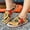 Ginger, variant on Halloween Women Slip On Shoes Pumpkin Print Canvas Sneakers Casual Flat Walking Loafers,Comfortable Breathable Lightweight Non Slip Low Top Footwear,Spooky Jack O Lantern Festival Gift Wear