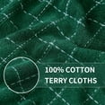 thumbnail image 3 of decorUhome 100% Cotton Terry Kitchen Dish Cloths, Ultra Soft and Absorbent Dish Towels for Kitchen, Perfect for Drying and Washing Dishes, 6 Pack, 12 x 12 Inches, Dark Green, 3 of 8