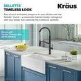 thumbnail image 4 of Kraus Sellette™ Commercial Style Pull-Down Kitchen Faucet in Oil Rubbed Bronze, 4 of 10