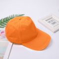 thumbnail image 3 of Baqcunre Baseball Caps for Women,Snapback Hat for Men And Women - Hip-Hop Style Cap with Adjustable Strap Orange, 3 of 7