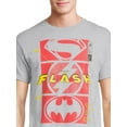 thumbnail image 3 of DC Comics Men's and Big Men's The Flash Super Icons Graphic Tee, Sizes S-3XL, 3 of 5