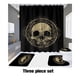 thumbnail image 4 of Monstrate Alfombra de contorno antideslizante impermeable de varios colores, fácil de instalar y cuidar para ducha de poliéster Juegos de accesorios de baño K28 tres piezas, 4 of 6
