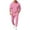 #+001Pink, variant on Hogleaql Mens Hoodie Sweatsuit 2 Piece Solid Color Casual Hoodie Joggers Sport Pants Set Sweat Fall Winter Suits with Pockets Orange M