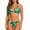 01-Green, variant on qucoqpe Bikini Sets for Women Two-piece Bathing Suit Summer Fashion Casual Floral Print Swimsuit