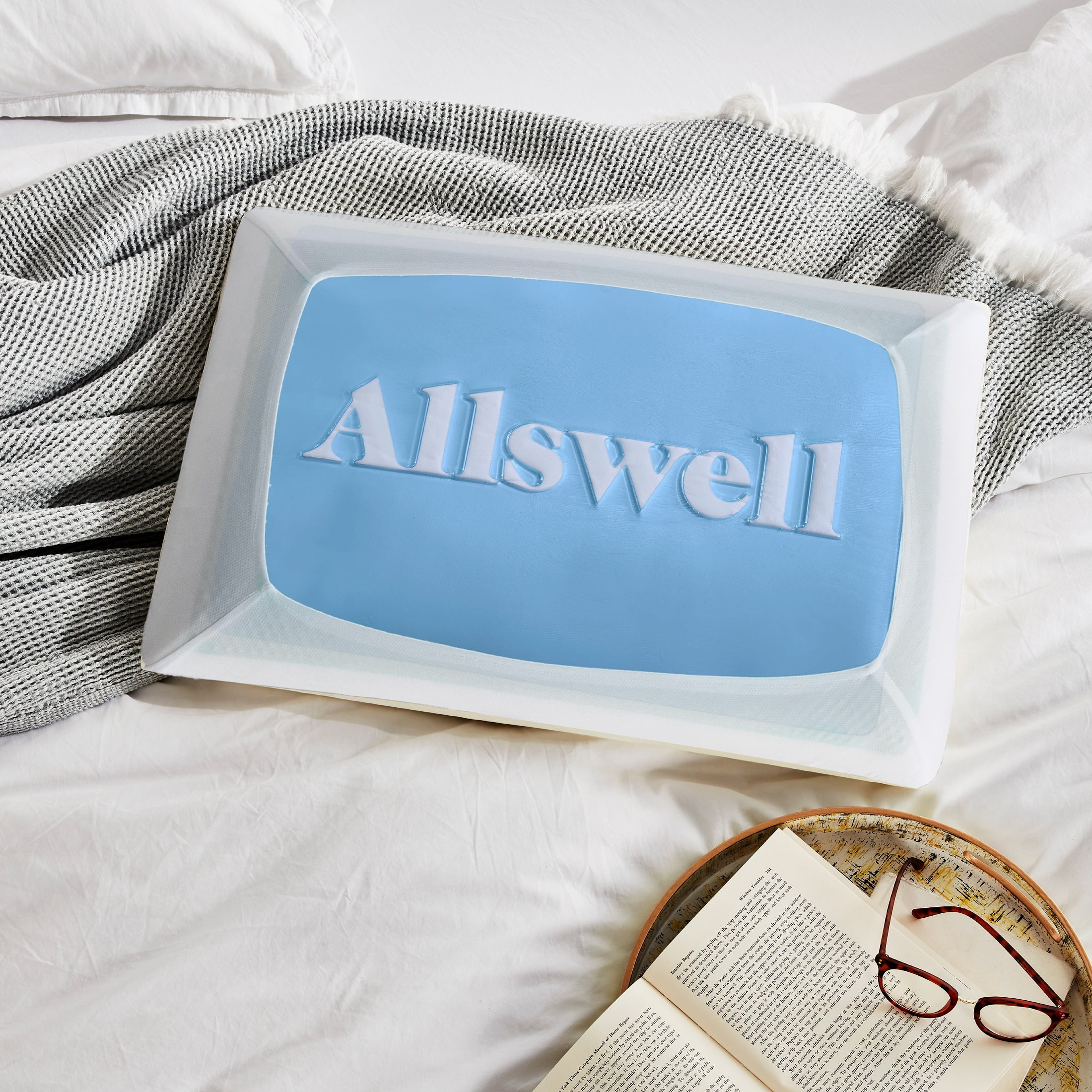 (8 pack) Allswell Cooling Pillow, Standard/Queen, Adult