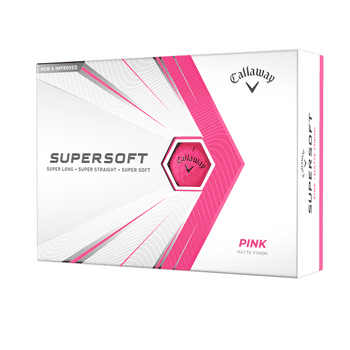 Callaway Supersoft Matte 2021 Golf Balls, Pink, 12 Pack