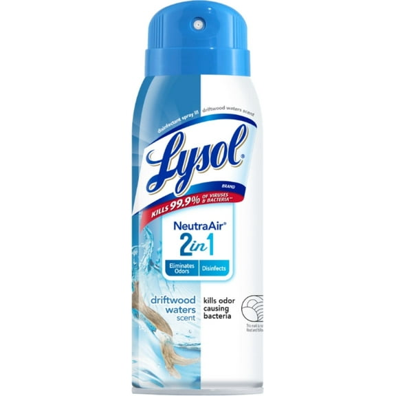 Lysol Disinfectant Spray, Neutra Air 2 in 1, Driftwood Waters, 10oz 1 ea (Pack of 3)