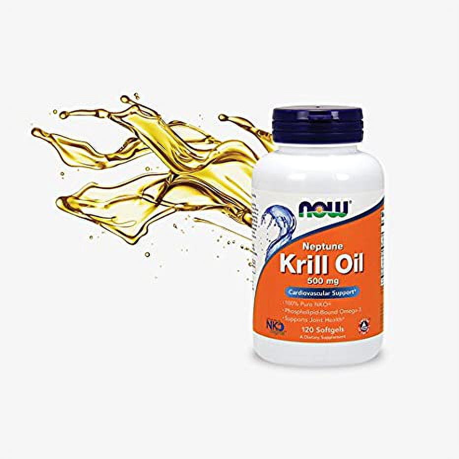Now Foods - Neptune Krill Oil (500mg) 120 Softgels ( Pack of 2) - Cardiovascular Support*