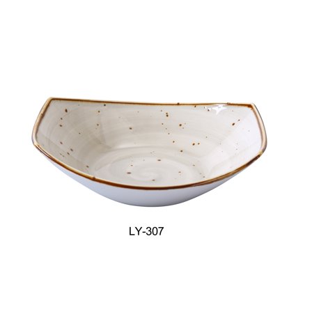 Yanco LY-307 Lyon Collection 7" Soup/Salad Plate 15 oz, Reactive Glaze (Pack of 36)