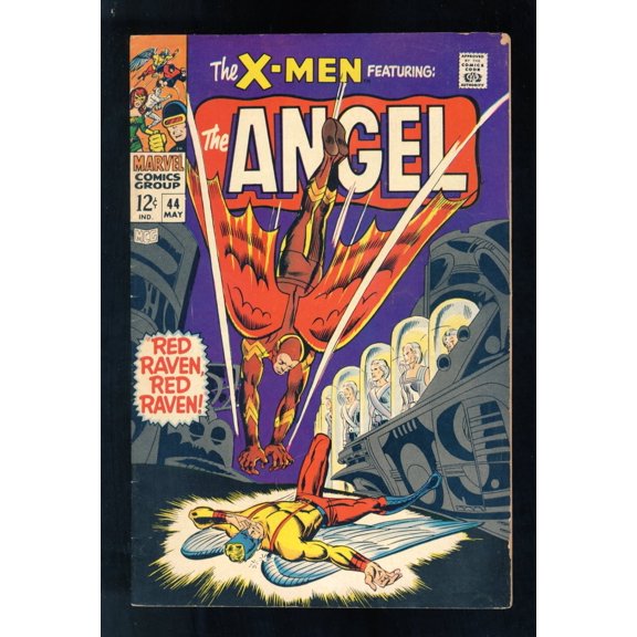 X-Men #44 FN 6.0 1st Appearance Silver Age Red Raven! Angel! Comic Book