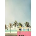 thumbnail image 3 of Design Fabrikken 11x14 Black Modern Framed Museum Art Print Titled - Surf Bus Pink, 3 of 5
