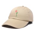 thumbnail image 4 of DALIX Tulip Hat Womens Floral Collection Baseball Cap in Khaki, 4 of 6