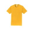 thumbnail image 5 of Port & Co Adult Male Men Plain Short Sleeves T-Shirt Bright Gold Medium, 5 of 6