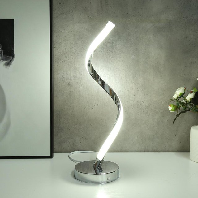 Bombilla Lámpara de lectura Wdftyju con luz de mesa LED blanca