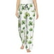 thumbnail image 1 of Fotbe St Patrick's Day3 Pantalones de Pijama para Mujer, Pantalones de Dormir, Pantalones Pj con Cordón y Bolsillos-Large, 1 of 6